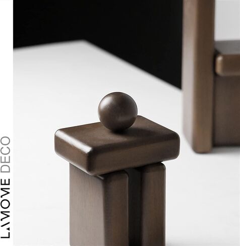 Bookend Support Geometric Decorative Bookends, Modern Wooden for Office Desk, Book Shelf, Room Decor, Home, Stand or Organizer Bookends in Kuwait