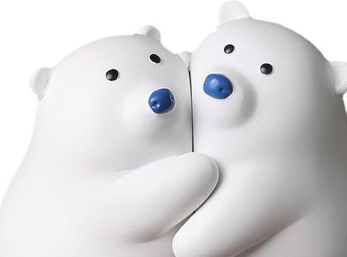 Simhoa Pair of Ends, Creative Book Stoppers for Living Room and Children's Desk, White in Kuwait