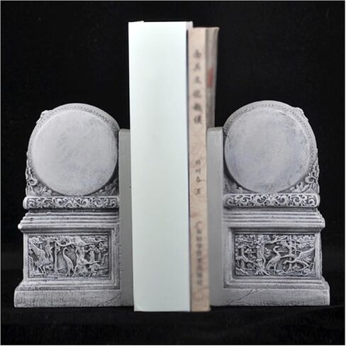 Bookend Support Book Ends for Shelves Handmade Bookends Sturdy Holders for Heavy Books Desktop Office Home Living Room Decorative Ornaments Bookends in Kuwait