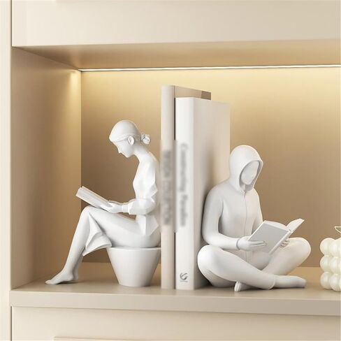 نهايات كتاب دعم Bookend، زخرفة زوجين من الدفتين البسيطة للمنزل والمكتب ونهايات المكتبة in Kuwait
