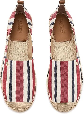 Lauren Ralph Lauren Women's Cameryn III Striped Canvas Espadrille in Saudi Arabia