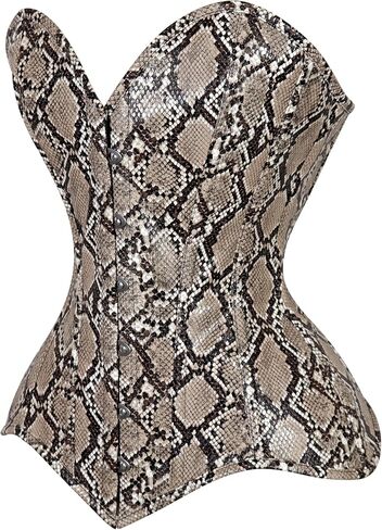Daisy corsets Women's Daisy Corsets Womens Snake Skin Overbust Corset Waist Cincher Bustier Top & Plus Size in Kuwait