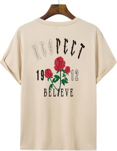 Men's Casual Print T-Shirt in Kuwait