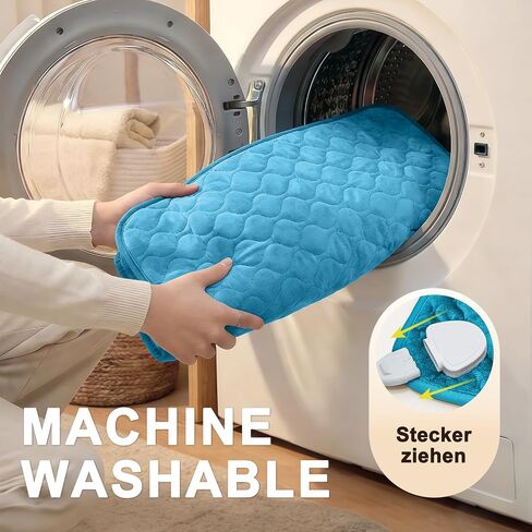 Extra Large Heating Pad for Back Pain 32"x24" King Size XL Electric Heating Pad for Period Cramps Relief & Body Neck Shoulder Auto Shut Off Heat Pad Temperature Settings Machine Washable Blue in Saudi Arabia