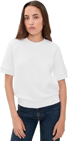 perfectwhitetee Women's Kennedy Reverse Fleece Sweatshirt in Kuwait
