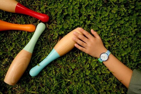 Flik Flak Boys Kids Watch Casual Blue Bio-sourced Quartz Waterproof FLIP IT Blue! in Kuwait