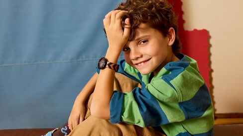 Flik Flak Boys Kids Watch Casual Black Bio-sourced Quartz Waterproof GET Set GO! in Kuwait