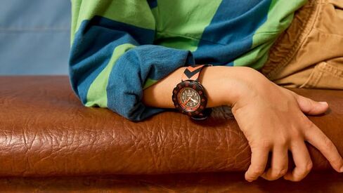 Flik Flak Boys Kids Watch Casual Black Bio-sourced Quartz Waterproof GET Set GO! in Kuwait