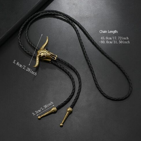 Bolo Tie Rodeo Cowboy Leather Necktie Western Bolo Tie for Men Costume Accessories for Native American Bolo Ties Women in Saudi Arabia