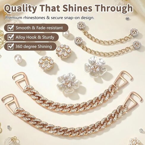 24PCS Bling Shoe Charms Set with Chains,Flowers,Butterfly – Sparkling Rhinestone Shoe Accessories, DIY Shoe Jewelry Kit for Women Girls, Party Favors for Birthday Holidy Summer Gift in Saudi Arabia