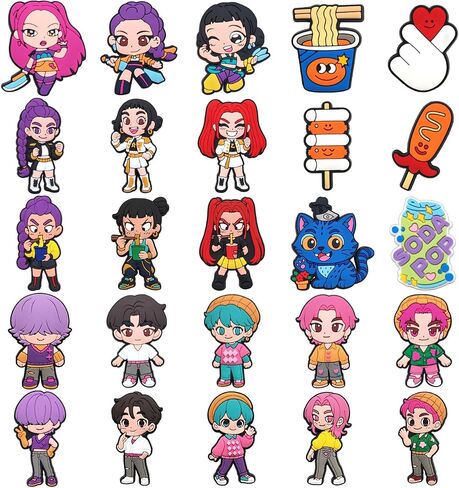 Cute Cartoon Shoe Charms Shoe Decoration Adults Teens Women Men with Buttons for Clog in Saudi Arabia