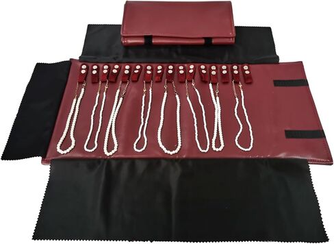 Necklace Travel Jewelry Case Organizer,Compact Storage Holder for Women (Modern) in Saudi Arabia