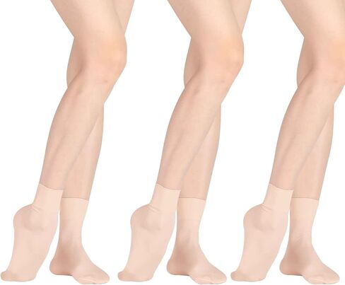 Soft Seamless Girls Kids Soft Dance Socks for Students Ballet Tights Less-Heels in Saudi Arabia