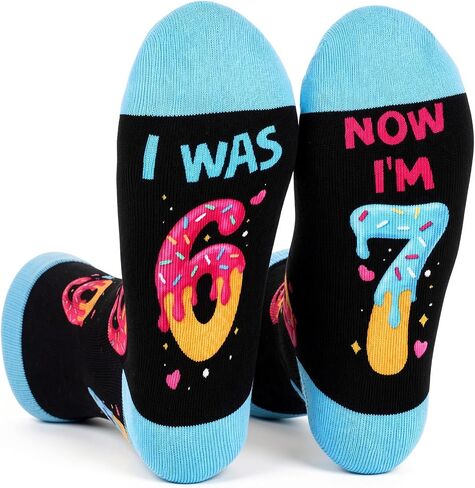 Eurzom 67 Socks Ice Cream Drip 6 7 جوارب مبتكرة ستة سبعة هدية تخرج عيد ميلاد للبنين والبنات in Kuwait