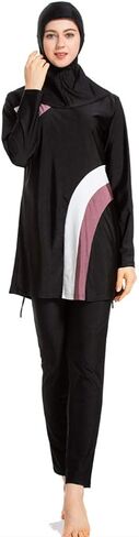 Women Muslim Swimwear Full Coverage Islamic Modest Swimsuit 3 Pieces Full Body with Hijab Beachwear in Saudi Arabia