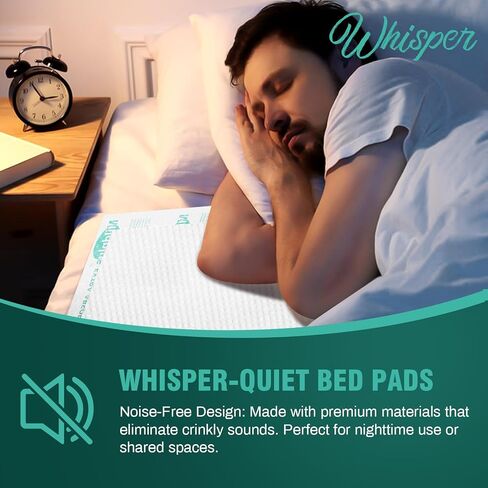 Heavy Duty Underpads 30"X36" ,100 Count, Ultra 10 Times More Absorbent Chucks Pads, Tear-Resistant Disposable Bed Pads with Strength Cloth Backing for Adults, Elderly in Saudi Arabia