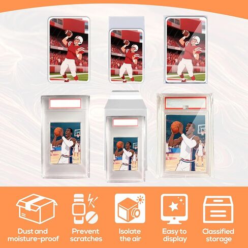 XANGNIER 145 Pcs Card Cleaning Kit,Trading Sports Card Repair and Care Tool Kit for Baseball Football Basketball Sports Cards in Kuwait