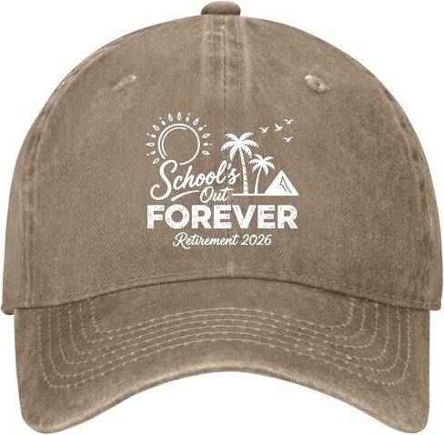 School's Out Forevers Retirements 2026 Hat for Women Funny Washed Distressed in Kuwait