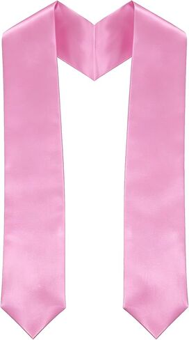 Plain Graduation Stole 60" - DIY Blank Graduation Sash Class of 2026, Unisex Adult Honor Stole for High School College in Saudi Arabia