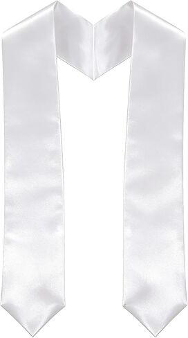 Plain Graduation Stole 60" - DIY Blank Graduation Sash Class of 2026, Unisex Adult Honor Stole for High School College in Saudi Arabia