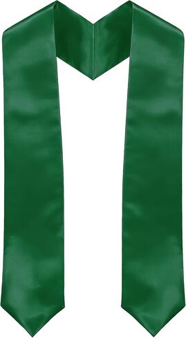Plain Graduation Stole 60" - DIY Blank Graduation Sash Class of 2026, Unisex Adult Honor Stole for High School College in Saudi Arabia