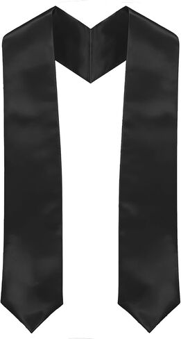 Plain Graduation Stole 60" - DIY Blank Graduation Sash Class of 2026, Unisex Adult Honor Stole for High School College in Saudi Arabia
