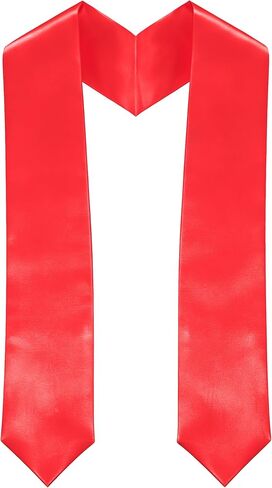 Plain Graduation Stole 60" - DIY Blank Graduation Sash Class of 2026, Unisex Adult Honor Stole for High School College in Saudi Arabia