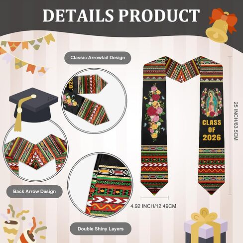 Graduation Sash, Gifts For Women Men, Graduation Stole, Graduate Stole For International Graduates in Kuwait