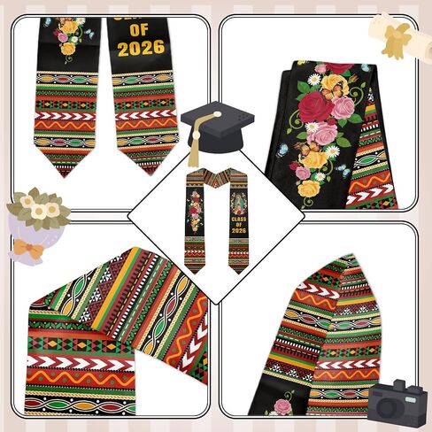 Graduation Sash, Gifts For Women Men, Graduation Stole, Graduate Stole For International Graduates in Kuwait