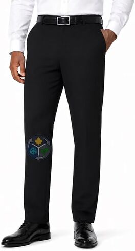 SNOWTEN Mens Dress Pants, Soft Pro Fabric, Classic Fit Stretch Work Pants Lightweight Water-Repellent Pant with Pockets in Saudi Arabia