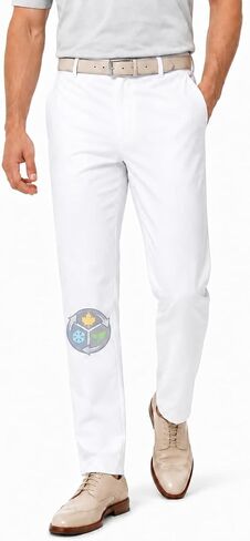 SNOWTEN Mens Dress Pants, Soft Pro Fabric, Classic Fit Stretch Work Pants Lightweight Water-Repellent Pant with Pockets in Saudi Arabia