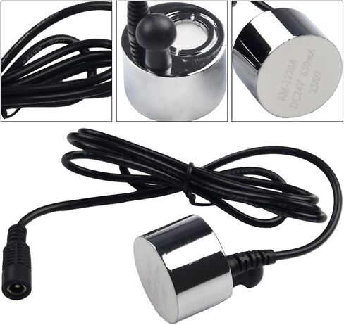 Mist Maker Fog Maker for Water Fountain Garden Pond Fireplace Atomizer for Dimplex M-011b M011b Heaters for Optimyst Heater Accessories Replacement Transducer Glass Disk M011b in Kuwait