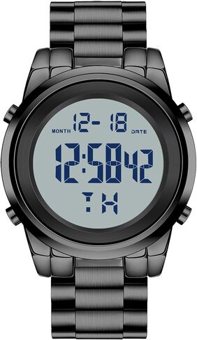 Military Silver Waterproof Sports Wrist Watches for Men Digital Tactical Mens Sport Watches Waterproof Military in Saudi Arabia