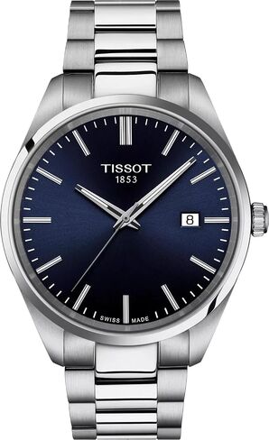 Tissot PR 100 40mm, Swiss Quartz Watch for Men, Stainless Steal Case, Blue Dial, T1504101104100 in Kuwait