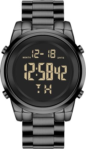 Military Silver Waterproof Sports Wrist Watches for Men Digital Tactical Mens Sport Watches Waterproof Military in Saudi Arabia