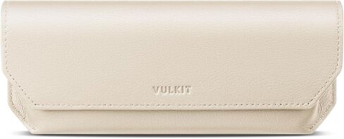 VULKIT Genuine Leather Glasses Case, Magnetic Closure Sunglasses Case, Eye Glasses Cases for Men & Women Spectacle Cases in Kuwait