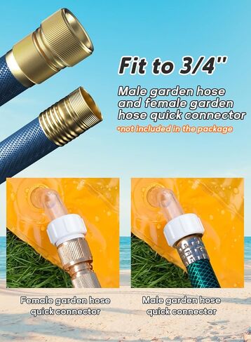 Slip and Water Slide for Kids and Adults 30FT Extra Long Water Slide for Backyard Heavy Duty Lawn Summer Outdoor Water Toys in Kuwait