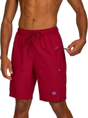 Champion Mens Swim Trunks with Mesh Liner - 9" Inseam Quick Drying Mens Bathing Suit, Board Shorts for Swimming, Beach in Saudi Arabia