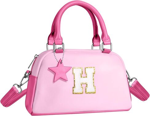 Elilier Girls Kids Crossbody Bag - Gifts for Girls Kids Toddler | Letter Pink Purse for Girl Kid, Toddler Purse Wallet, 4-12 Year Old Girl Birthday Gifts for Daughter Granddaughter Sister in Saudi Arabia
