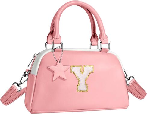 Elilier Girls Kids Crossbody Bag - Gifts for Girls Kids Toddler | Letter Pink Purse for Girl Kid, Toddler Purse Wallet, 4-12 Year Old Girl Birthday Gifts for Daughter Granddaughter Sister in Saudi Arabia