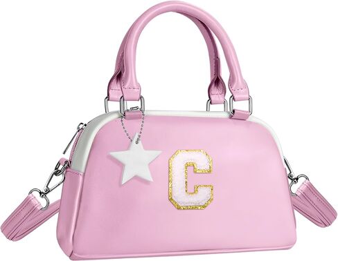 Elilier Girls Kids Crossbody Bag - Gifts for Girls Kids Toddler | Letter Pink Purse for Girl Kid, Toddler Purse Wallet, 4-12 Year Old Girl Birthday Gifts for Daughter Granddaughter Sister in Saudi Arabia