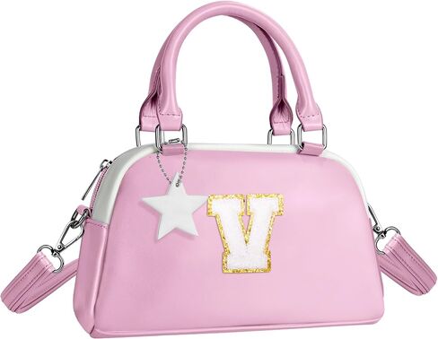 Elilier Girls Kids Crossbody Bag - Gifts for Girls Kids Toddler | Letter Pink Purse for Girl Kid, Toddler Purse Wallet, 4-12 Year Old Girl Birthday Gifts for Daughter Granddaughter Sister in Saudi Arabia