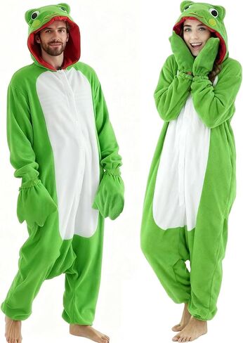 Adult Animal Onesie Flannel Halloween Costume Cosplay One-Piece Pajamas Women Man Sleepwear Homewear in Saudi Arabia
