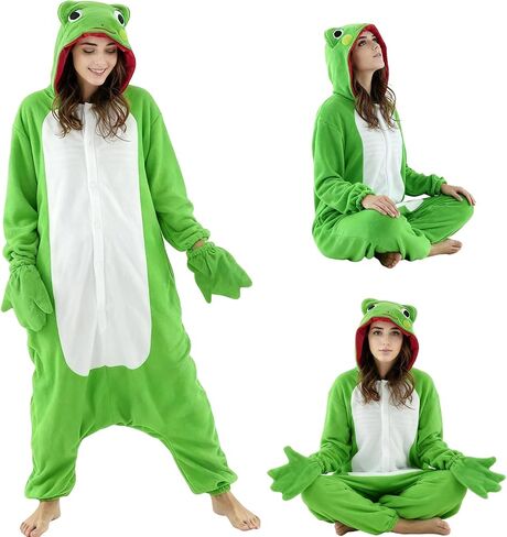 Adult Animal Onesie Flannel Halloween Costume Cosplay One-Piece Pajamas Women Man Sleepwear Homewear in Saudi Arabia