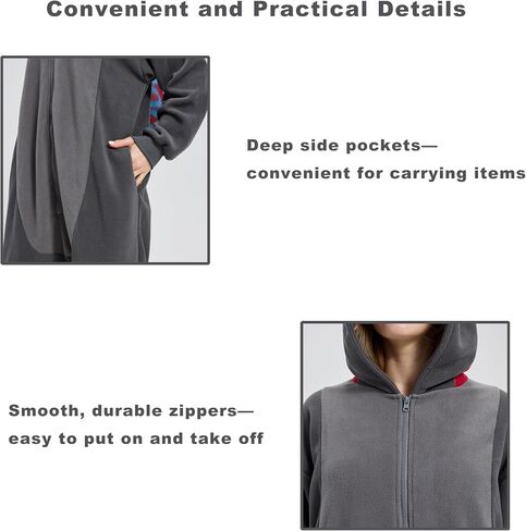 Adult Dinosaur Onesie Pajamas, Animal Halloween Costume, Cozy One-Piece Cosplay Outfit for Women and Men in Kuwait