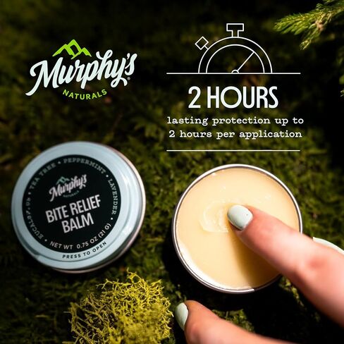 Murphy’s Naturals Insect Bite Relief Balm, Travel-Friendly, Soothes Bug Bites with Plant-Based Oil, Fast-Acting, Easy Application, 0.75oz in Kuwait