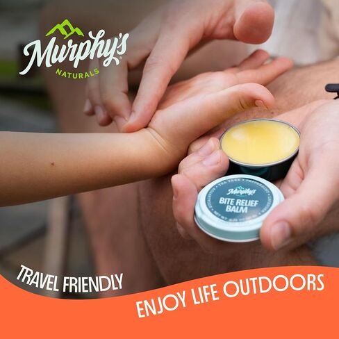 Murphy’s Naturals Insect Bite Relief Balm, Travel-Friendly, Soothes Bug Bites with Plant-Based Oil, Fast-Acting, Easy Application, 0.75oz in Kuwait