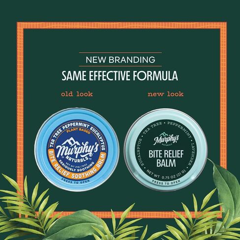 Murphy’s Naturals Insect Bite Relief Balm, Travel-Friendly, Soothes Bug Bites with Plant-Based Oil, Fast-Acting, Easy Application, 0.75oz in Kuwait