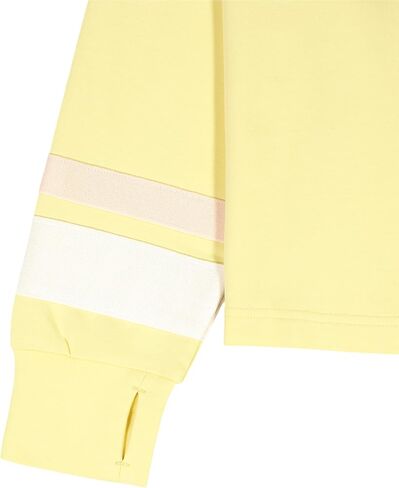 Calvin Klein Girls' Long Sleeve Popover Fleece Hoodie Sweatshirt, French Vanilla, 8-10 in Kuwait