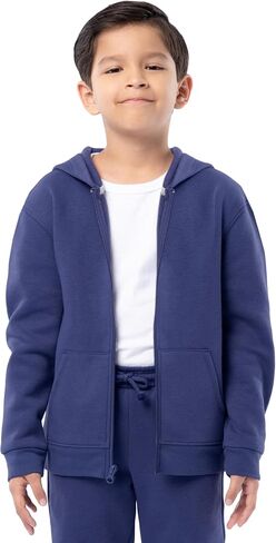 Fruit of the Loom Kids' Fleece Full Zip Hoodie Sweatshirt in Kuwait